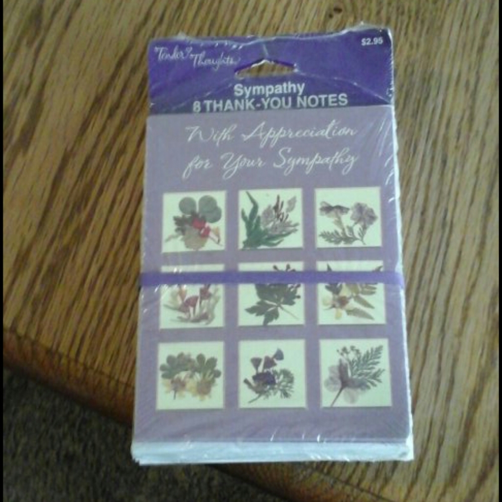 Sympathy Thank you notes